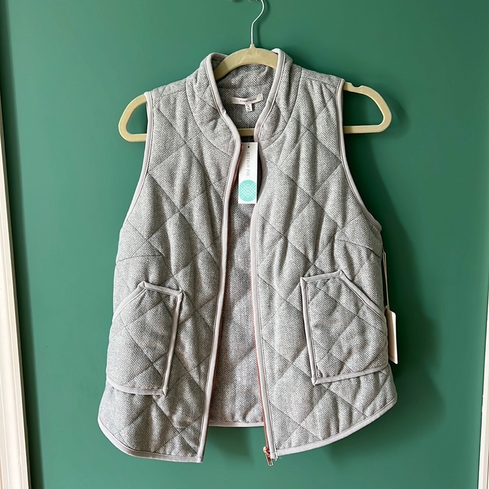 41 Hawthorn Shara Herringbone Vest size medium